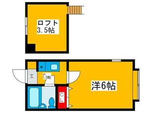 プルミエ弐番館の物件間取画像